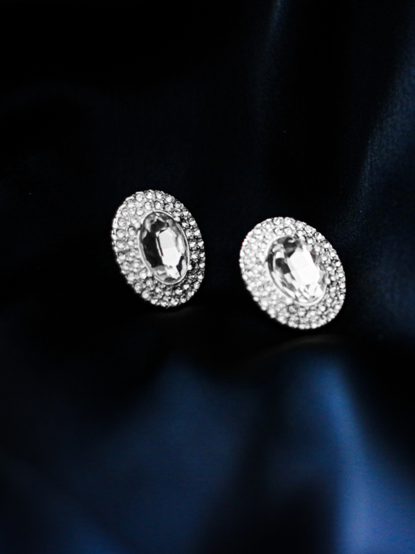 Brinco Pedra com Strass