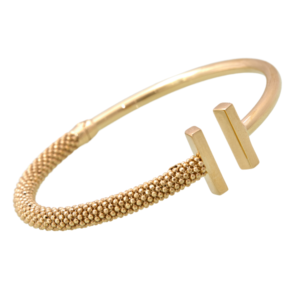 Bracelete Dourado Detalhe Bolinhas