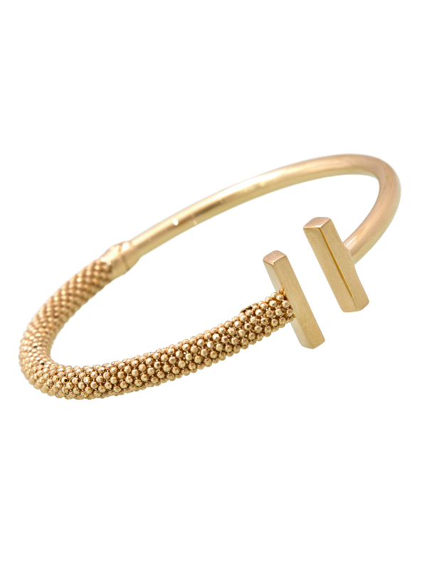 Bracelete Dourado Detalhe Bolinhas