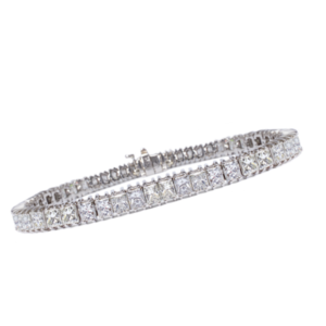 Bracelete Prata com Strass